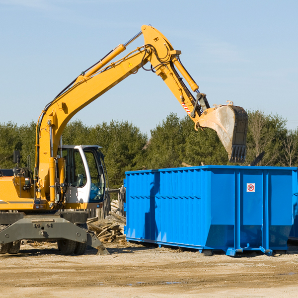 what size residential dumpster rentals are available in Brantley County